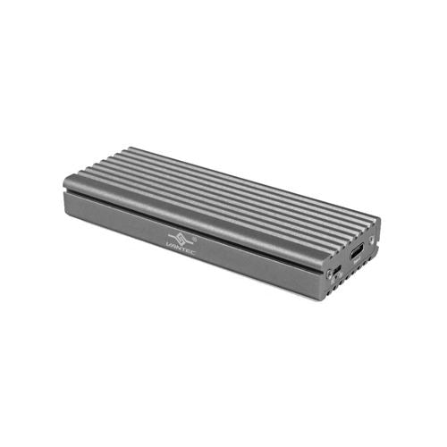 Vantec M.2 NVMe SSD to USB 3.1 Gen 2 Type C Enclosure w/ USB Type-C Cable - Space Gray — vista 1