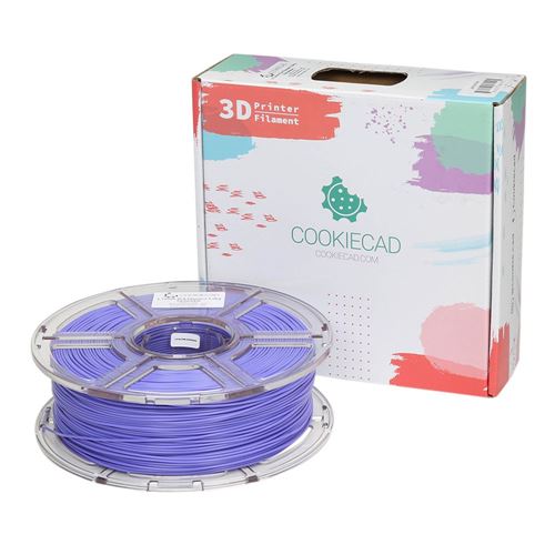 Cookiecad 1.75mm PLA 3D Printer Filament 1.0 kg (2.2 lbs.) Spool - Periwinkle
Glossy Fini — vista 1