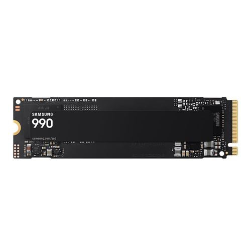Samsung 990 2TB Samsung V NAND PCIe Gen 4 x4 NVMe M.2 Internal SSD — vista frontal del disco