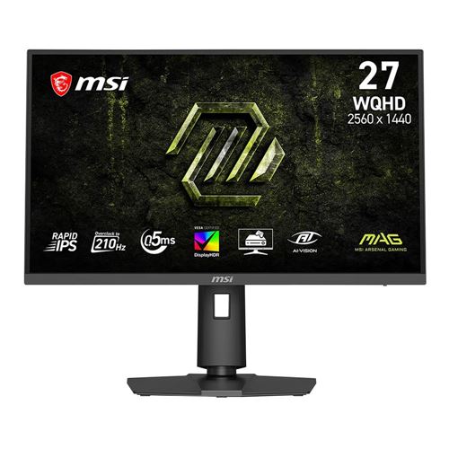 MSI MAG 275QPF E21 27" 2K QHD (2560 x 1440) 210Hz Gaming Monitor
Adaptive Sync Compatible — vista 1