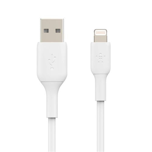 Belkin BOOST CHARGE Lightning to USB-A Charge/ Sync Cable 3.3 ft. 2 Pack - White — vista 1