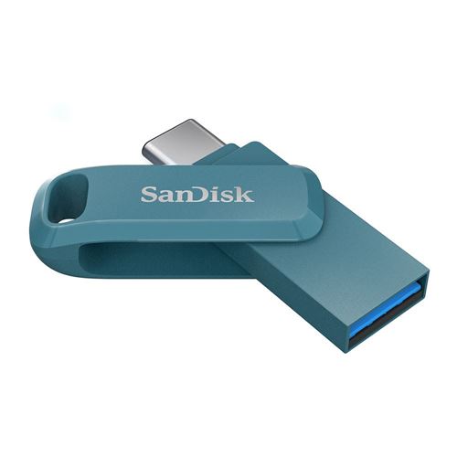 Sandisk 256GB Dual Drive Go SuperSpeed+ USB 3.1 (Gen 1) Flash Drive - Navagio Bay — vista 1