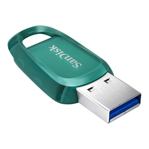 Sandisk 64GB Ultra Eco SuperSpeed+ USB 3.2 (Gen 1) Flash Drive - Teal — vista 1