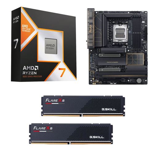 AMD Ryzen 7 9800X3D, ASUS X870E Creator ProArt WiFi AM5, G.Skill Flare X5 Series 32GB DDR5 — vista 1