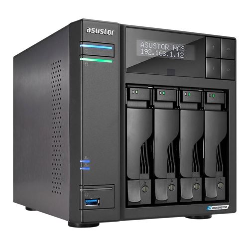 Asustor Lockerstor 4 Gen2 AS6704T v2 4-Bay Diskless NAS — vista 1