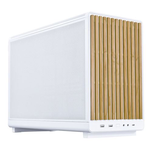 Lian Li A3 microATX Mid-Tower Computer Case - Wooden White — vista 1