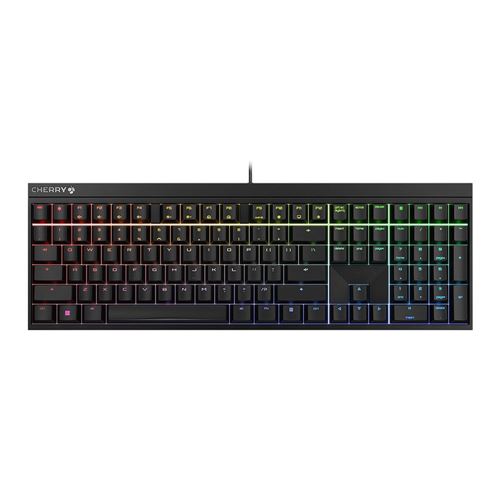 Cherry Xtrfy MX 2.0S Full Size Gaming Wired Mechanical Keyboard (Black) - MX2A Blue Switch — vista 1