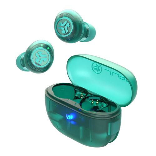JLab Go Pop Active Noise Canceling True Wireless Bluetooth Earbuds - Teal — vista 2