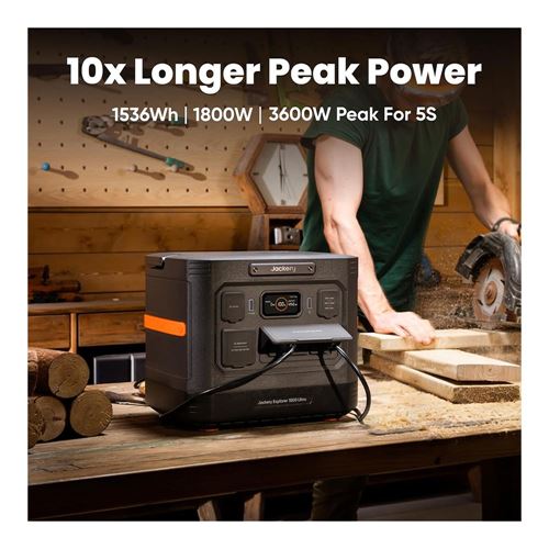 Jackery Explorer 1500 Ultra Portable Power Station (1526Wh) — vista 2