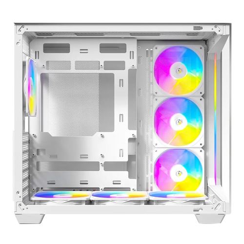 Antec C5 ARGB Tempered Glass ATX Mid-Tower Computer Case - White — vista 2