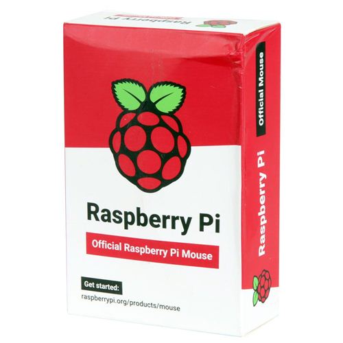Raspberry Pi Official Raspberry Pi Optical USB Mouse - Red/White — vista 2