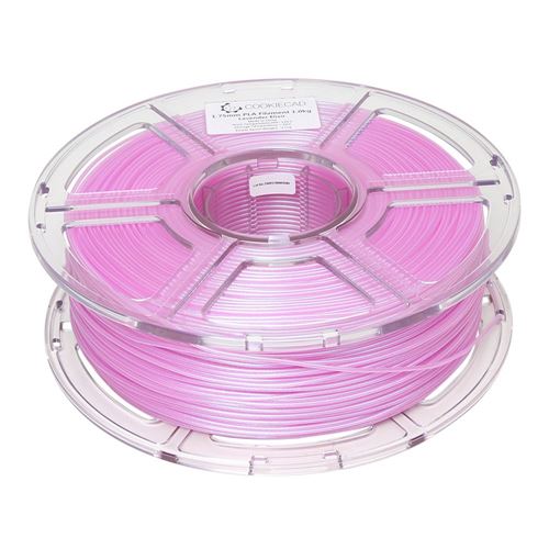 Cookiecad 1.75mm PLA 3D Printer Filament Single Color 1.0 kg (2.2 lbs.) Spool - Lavender E — vista 2