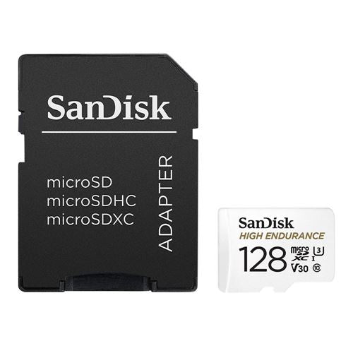 Sandisk 128GB High Endurance microSDXC Class 10 / UHS-I Flash Memory Card with Adapter — vista 2