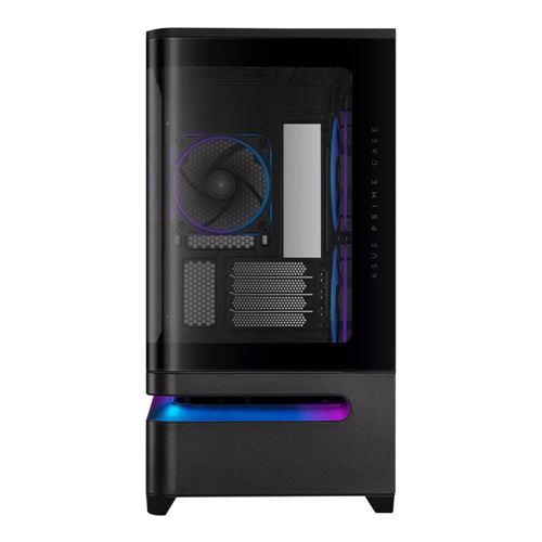 ASUS Prime AP202 ARGB Tempered Glass microATX Mid-Tower Computer Case - Black — vista 2