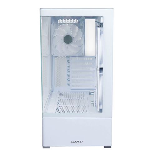 Lian Li CG237 Tempered Glass ATX Mid-Tower Computer Case - White — vista 2
