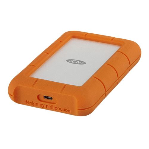 LaCie Rugged 5TB USB-C External Hard Drive — vista 2