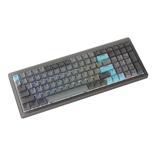 Ducky Cushion 98 Wireless Gaming Keyboard - Nickel — vista 2