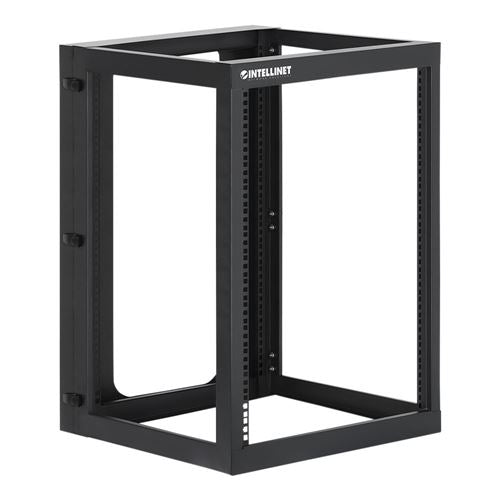 Intellinet 19 inch Wall Mount 4-Post Open Frame Network Rack - 15U — vista 2