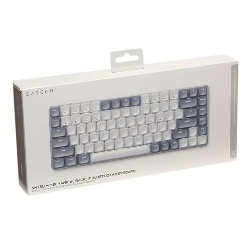 Satechi SM1 Slim Mechanical Backlit Bluetooth Keyboard - White — vista 2