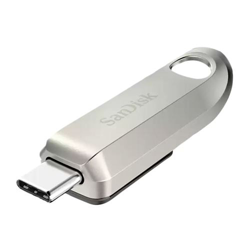 Sandisk 64GB Ultra Luxe Type-C SuperSpeed+ USB 3.2 (Gen 1) Flash Drive - Silver — vista 2