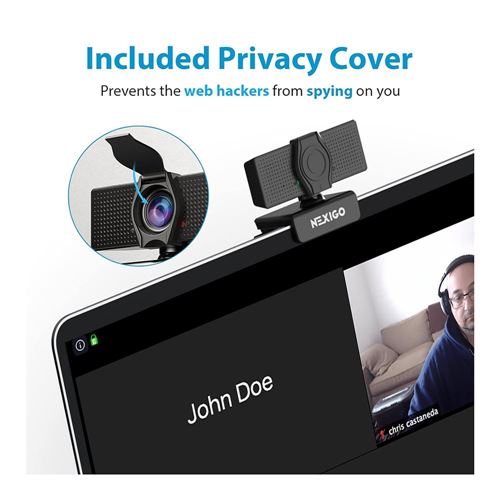 NexiGo N60 1080P WEBCAM BLK — vista 2
