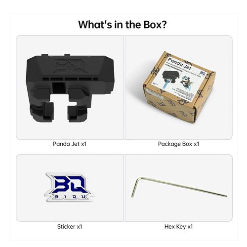 BIGTREETECH Panda Jet Cooling Fan Duct for Bambu Lab X1/P1 Hotend & Panda Revo — vista 2