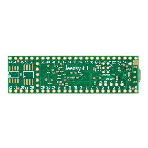 PJRC.COM Teensy 4.1 Development Board
ARM Cortex-M7 at 600 MHz; 7936K Flash; 1024K RAM — vista 2