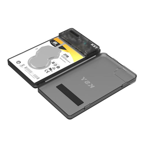 Inland Tool Free Enclosure for NVMe M.2 SSD and 2.5" SATA HDD/SSD — vista 2