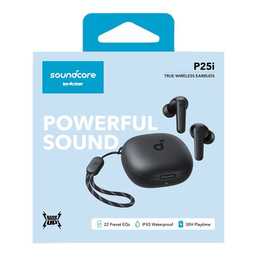 Anker Soundcore P25i True Wireless Bluetooth Earbuds - Black — vista 2