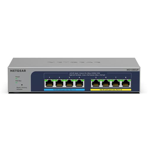 NETGEAR 8-Port Ultra60 PoE Multi-Gigabit Ethernet Plus Switch — vista 2
