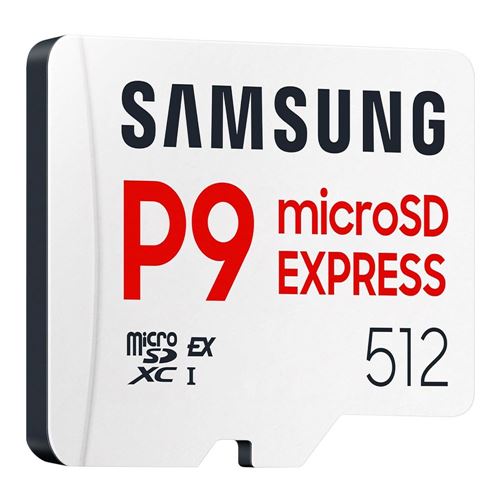Samsung P9 512GB microSD Express Class 10 Flash Memory Card — vista 2