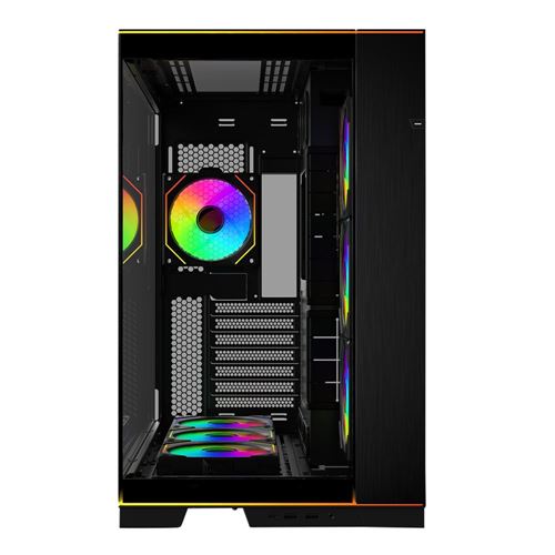 Lian Li O11 DYNAMIC EVO RGB SL Infinity Tempered Glass ATX Mid-Tower Computer Case - Black — vista 2