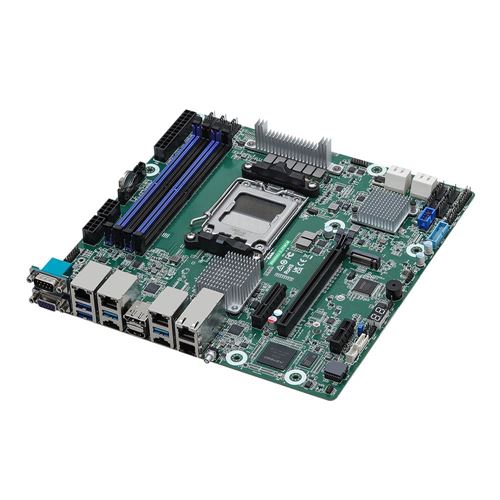 ASRock ASROCK RACK B650D4U-2L2T — vista de los slots de memoria