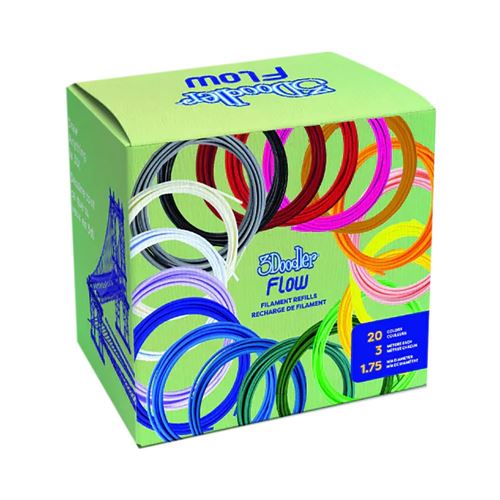 3Doodler FLOW Filament Refills (20 colors) — vista 2