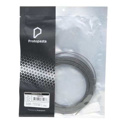 Proto-Pasta 1.75mm PLA Metal Composite 3D Printer Filament 0.1 kg (0.2 lbs.) Spoolless - B — vista 2