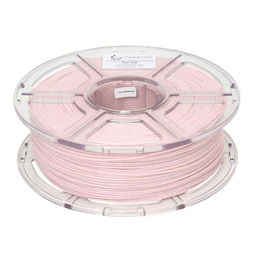 Cookiecad 1.75mm Pink Chip (Pink Marble) PLA 3D Printer Filament - 1kg Spool (2.2 lbs) — vista 2