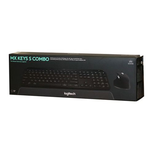 Logitech MX Keys S Combo Low-Profile Wireless Keyboard + MX Master 3S Wireless Mouse - (Bl — vista 2