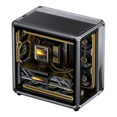 JONSBO X400 Tempered Glass ATX Mid-Tower Computer Case - Gray — vista 2