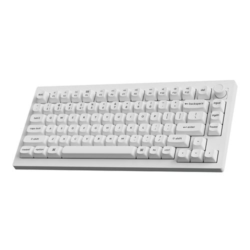 Keychron V1 Ultra 8K Wireless Custom Mechanical Keyboard Knob Version - White — vista 2