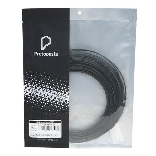 Proto-Pasta 1.75mm HTPLA Carbon Fiber 3D Printer Filament Single Color 0.1 kg (0.1 lbs.) S — vista 2