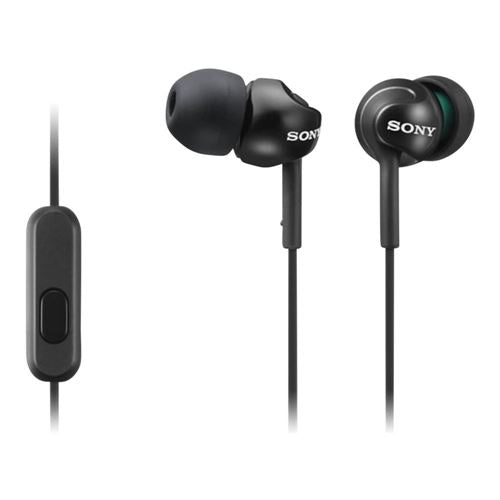 Sony MDR-EX110AP Wired In-ear Earbuds - Black — vista 2