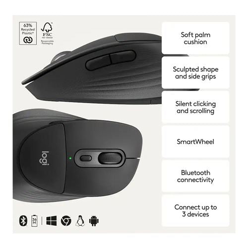 Logitech M850 L WRLS MSE BLK — vista 2