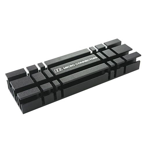 Micro Connectors M.2 2280 SSD Heat Sink Kit - Black — vista 2