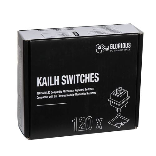 Glorious Kailh Mechanical Keyboard Switches (Black) — vista 2