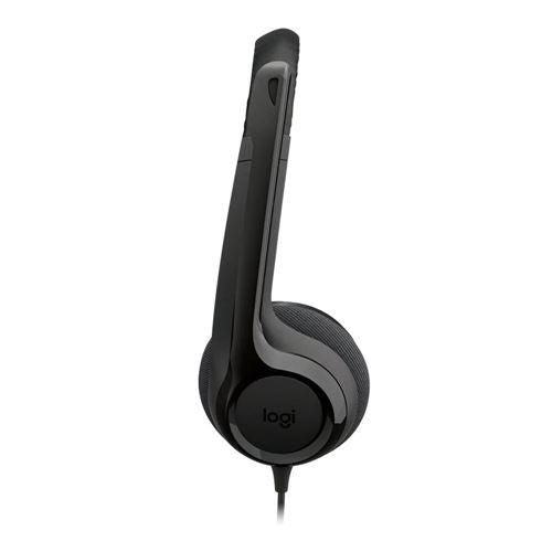 Logitech H390 USB Type-C Headset - Black — vista 2