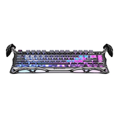 GravaStar Mercury K1 Pro 75% Wireless Mechanical Gaming Keyboard - Special Cyberpunk Editi — vista 2