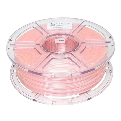 Cookiecad 1.75mm PLA 3D Printer Filament Single Color 1.0 kg (2.2 lbs.) Spool - Pale Pink — vista 2