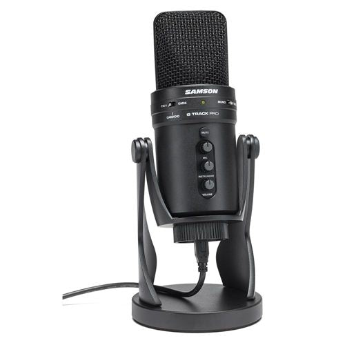Samson G-Track Pro USB Condenser Microphone - Black
Multi-pattern: Omnidirectional, Cardi — vista 2