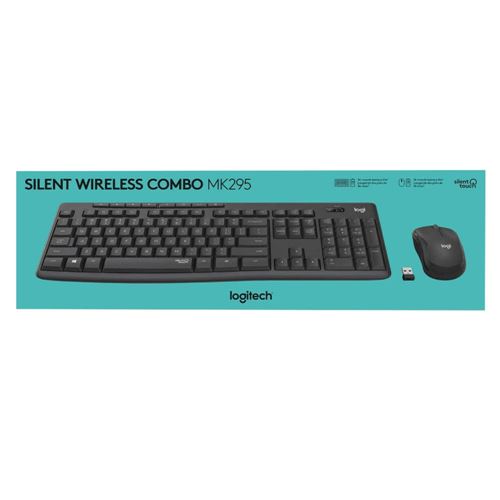 Logitech MK295 Silent Wireless Keyboard and Mouse Combo - Graphite — vista 2