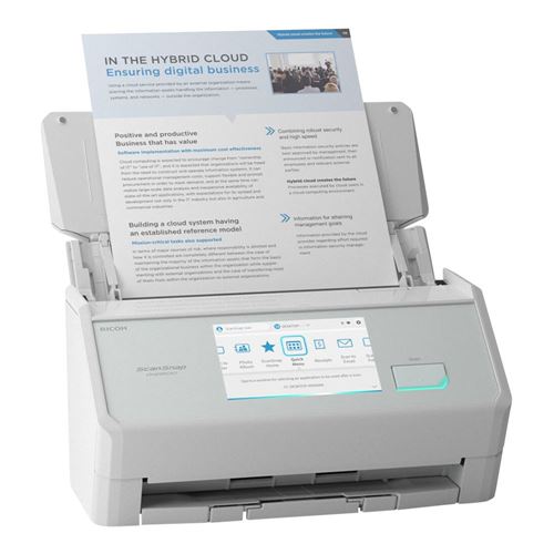 Ricoh ScanSnap iX2500 Touch Screen Scanner for PC and MAC (White) — vista 2